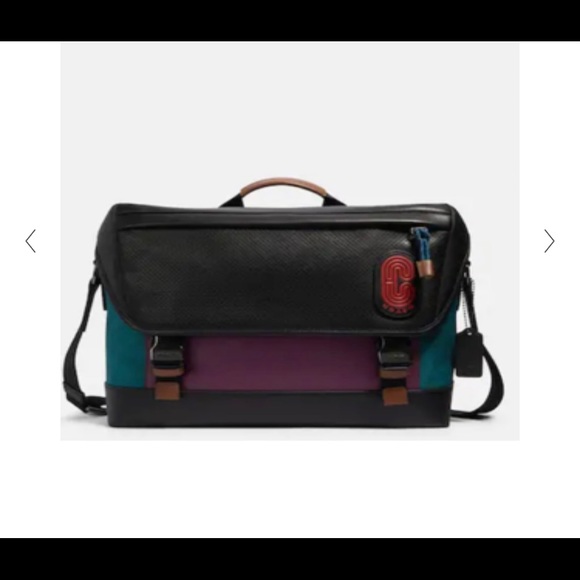 Coach Ranger Messenger Bag In Colorblock With Coach Patch - Picture 1 of 6